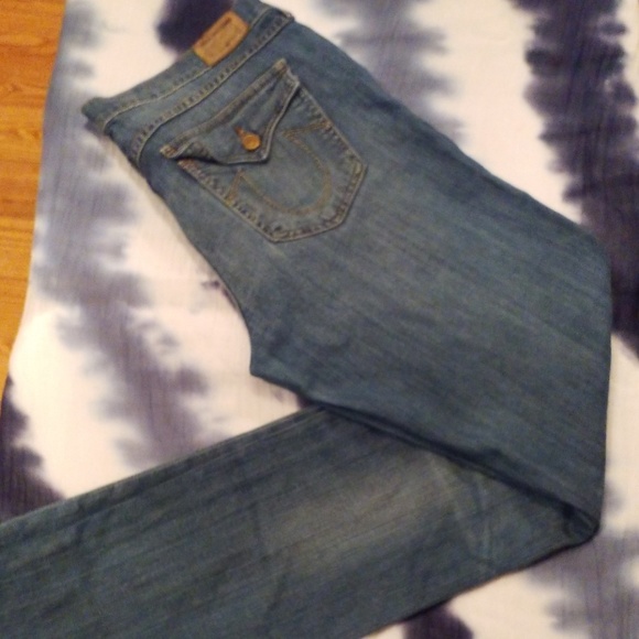 True Religion Cora Mid Rise Jeans 